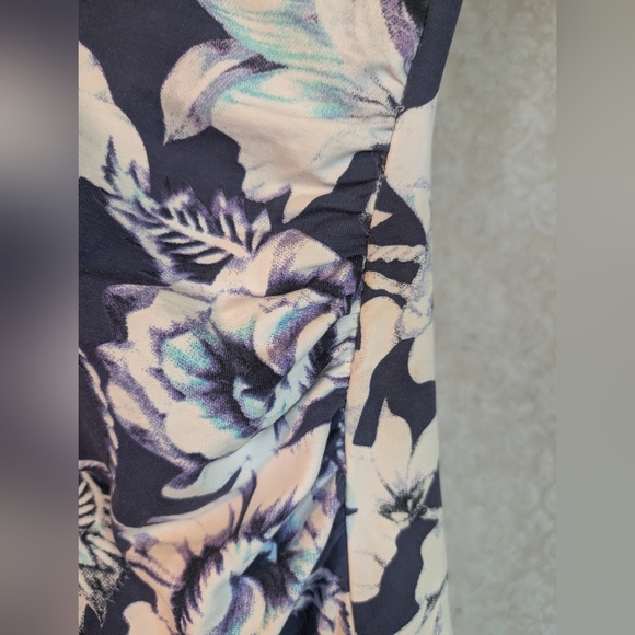 Soft Surroundings Faux Wrap Floral Dress Sz. Medium - Picture 7 of 10